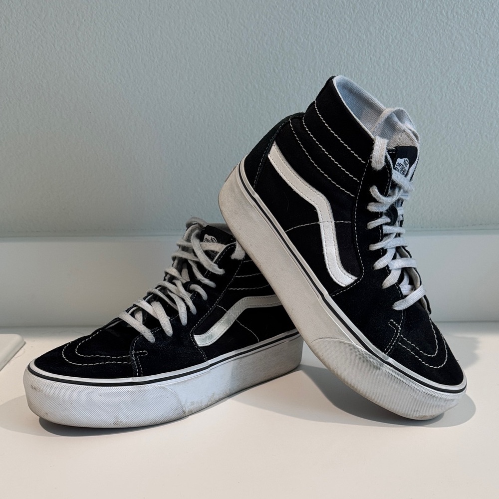 Vans Sk8-Hi Tapered Platform Shoe Wm 9.5/Mn 8